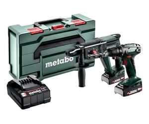Metabo Combo 685216500 - Juego de máquinas con batería de 18 V (juego de máquinas en metabox 165 L, BS 18 + KH 18 LTX 24)