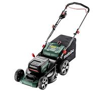 metabo cortacésped a batería RM 36-18 LTX BL 46 - 601606650 - 18 V - con función de Mulching - para Jardines de hasta 800 m² - Incluye 2 baterías y Cargadores