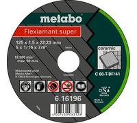 METABO Disco de corte - piedra-FLEXISUPER 125x1.0x22.2 616196000