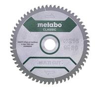 Metabo Disco sierra circular HW/CT 216 x 30 x 2,4/1,8, Número de dientes 60, dientes planos trapezoidales, Ángulo de inclinación 5° neg