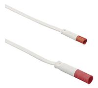 metabo Elektra-Cable alargador (230 V, 2000 mm, plástico), Color Blanco, Plateado