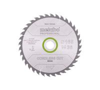 METABO Hoja de sierra 165 x 20 mm, 36 dientes, 15° inalámbricoCutProf 628295000