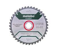 Metabo Hoja de Sierra Circular para Madera 216mm, 40 Dientes, Boca 30mm