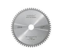 METABO Hoja de sierra HW/CT 216 x 30 mm, 60 dientes 628066000