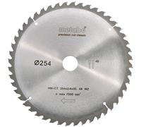 METABO Hoja de sierra HW/CT 254 x 30 mm, 48 dientes, 5 neg 628061000