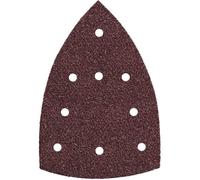 Metabo Hojas de lija adhesivas 100 x 150 mm, P 120, 9 agujeros, hojas de lija con (SMA) # 635209000