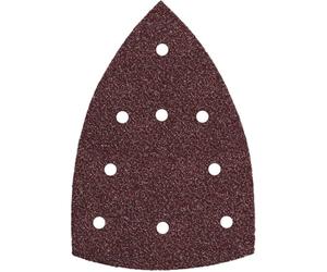 Metabo Hojas de lija adhesivas 100 x 150 mm, P 120, 9 agujeros, hojas de lija con (SMA) # 635209000