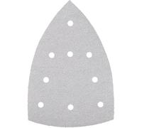 Metabo Hojas de lija adhesivas de 100 x 150 mm, hoja de lija P 60, 9 agujeros, con adhesivo de velcro (SMA) # 635213000