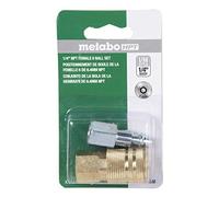 Metabo HPT 115446M 1/4 "NPT hembra 6 bola conjunto latón Cplr+tapón de acero