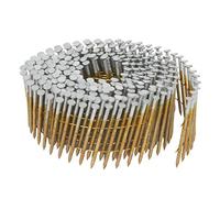 Metabo HPT 13363HPT Clavos de revestimiento de bobina de alambre de 1-3/4 pulgadas x 0.092 pulgadas, cabeza redonda completa, vástago de anillo, galvanizado en caliente, paquete de 3600