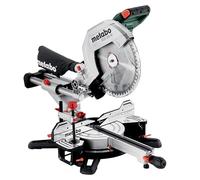 Metabo Ingletadora KGS 305 M con Línea de Corte Precisa y Disco de 305mm - Sierra de Tracción Compacta y Portátil de Alto Rendimiento
