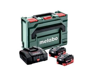 METABO Juego básico 2x LiHD 8,0 Ah ASC 290 + metaBOX 145 685303000