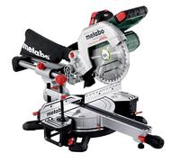 metabo KGS 18 LTX BL 216-18 V 216 V 216 mm - Motor sin escobillas, corte de precisión, función de tracción, línea de sombra LED, extracción de polvo, carcasa de aluminio, incluye 2 baterías de 8,0 Ah