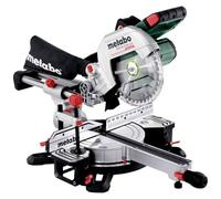Metabo KGS 18 LTX BL 216 614216920 - Sierra tronzadora con batería (18 V, 1 x 4 Ah, batería de litio, cargador ASC 55, cartón, con función de tracción, clase M, sierra)