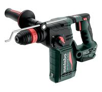 metabo KH 18 LTX BL 24 Q, Martillo Perforador a Batería, Motor Brushless | Martillo combinado ligero de 18V, sin batería ni cargador, energía de impacto de 2.2 J, incluye portabrocas Quick