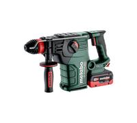 Metabo KH 18 LTX BL 35 Q 600813660 - Martillo combinado con batería MetaBOX 185 XL (2 baterías LiHD de 18 V, 5,5 Ah, energía de impacto de 4,2 J, 4350 /min, peso 5,4 kg)
