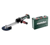 metabo KNSVB 18 LTX BL 150-18 V CAS, disco de 150 mm de diámetro, 1000 - 3600 rpm, husillo M14 - sin escobillas, ergonómico, baja vibración, para soldaduras - Incluye accesorios y metaBOX