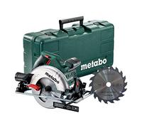 Metabo KS 55 SET 4400 RPM Sierra abrasiva Negro, Verde, Rojo, Acero inoxidable 1200 W - Sierra circular (5,5 cm, 4400 RPM, 5600 RPM, 3,9 cm, 0 - 47°, 93 dB)