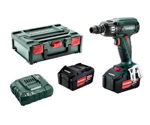 METABO Llave de impacto a batería SSW 18 LTX 400 BL 2x5,2 Ah 602205650