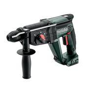 metabo Martillo Combinado Inalámbrico SDS-plus 18V, Taladro de Percusión | Sistema CAS compatible, sin batería ni cargador, diseño ergonómico liviano para taladrar, cincelar y construcción
