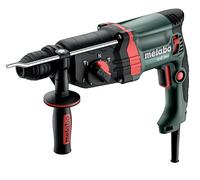 metabo Martillo Combinado KHE 2445, Taladro Percutor y Cincelador SDS-Plus | Incluye maletín, tope de profundidad y empuñadura. Con cable de 4 m, embrague S-automatic y electrónica Vario V