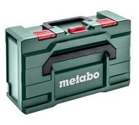 Metabo MetaBOX 165 L para amoladora angular (626890000) Dimensiones: 496 x 296 x 165 mm, volumen de la maleta: 16,7 l, carga máxima de la tapa: 125 kg, color negro