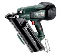 metabo NFR 18 LTX 90 BL Clavadora a Batería, Motor Brushless de 18 V | Para clavos hasta 90 mm, tecnología de golpe neumática para suelos y techos, sin batería, maletín metaBOX 145 L