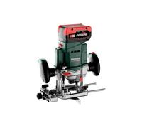 Metabo OFV 18 LTX BL 12 - Fresadora con batería y batería MetaBOX 340 (baterías de 18 V, 2 x 5,5 Ah, altura de elevación 50 mm, peso 3,9 kg) 601743660