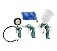 Metabo LPZ 4 Set Contenido: Pistola de Aire comprimido, inflador - Juego de Accesorios compresor 4 Piezas