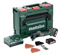 Metabo PowerMaxx MT 12 613089500 - Multiherramienta con batería (2 pilas de 2 Ah, voltaje de la batería de 12 V, diseño delgado, luz LED, incluye accesorios)