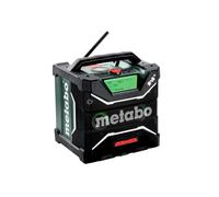 Metabo Radio de construcción con batería RC 12-18 32 W BT Dab+, 18 V, con Bluetooth y AUX, Clase de protección IP 54, Radio 600779850