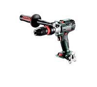 Metabo SB 18 LTX-3 BL Quick I - Taladro percutor inalámbrico de metal de 18 V con portabrocas antiretroceso y tensor, 130 Nm (solo piel)