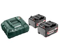 METABO Set básico (cargador + baterías) 18V / 2 x 4,0 Ah 685050000