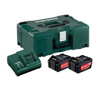 METABO Set básico (cargador + baterías) 18V / 2 x 4,0 Ah, ASC 30 - 36 V + maletín 685064000