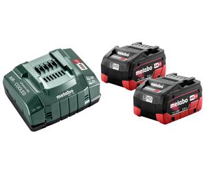 METABO Set básico (cargador + baterías) 18V / 2x LiHD 5,5 Ah 685122000