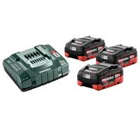 METABO Set básico (cargador + baterías) 18V / 3x LiHD 5,5 Ah 685074000