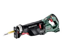 metabo Sierra sable inalámbrica SSEP 18 LTX BL MVT - 18 V - Motor sin escobillas, vario-electrónica, carrera de péndulo, luz LED, baja vibración, cambio de hoja de sierra sin herramientas, ideal para