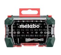 Metabo SP Caja de puntas de 32 piezas (incl. adaptador para vasos y soporte de puntas de cambio rápido, acero al cromo vanadio, juego de puntas) 626700000