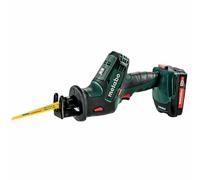 Metabo SSE 18 LTX Compact Sierra de Sable Inalámbrica 18V - Velocidad 0-3100 rpm, Carrera de Hoja 13mm, Diseño Compacto con Luz LED