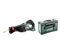 Metabo SSEP 18 LT BL - Sierra de sable inalámbrica 601617840 sin batería, sin cargador, maletín 18V