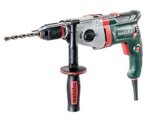 Metabo Taladro 600784500 sbev 1100 - 2 S | Mandril de fijación rápida Futuro Plus, mando, bisagra, maletín, VTC electrónica de onda completa/derecha e izquierda (1100 W/42 Nm/Velocidad 0 - 3100/min)