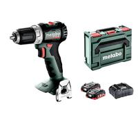 metabo Taladro atornillador inalámbrico BS 18 L BL - 18 V, CAS, 65 Nm par de giro, diámetro de perforación de 40 mm - Brushless, compacto y potente para taladrar y atornillar precisos, incluye 2