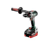 metabo Taladro atornillador inalámbrico BS 18 LTX BL I - Motor sin escobillas de 18 V, CAS, 130 Nm de par de torsión, 2000 rpm - Compacto y potente para madera, metal y plástico - Incluye 2 baterías