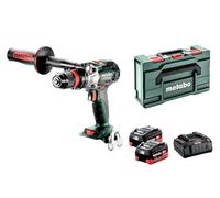 metabo Taladro percutor atornillador a batería SB 18 LTX BL Q I - 18 V, 130 Nm - Sin escobillas, potente y versátil para las aplicaciones más exigentes - Incluye 2 baterías, cargador y metaBOX 145 L