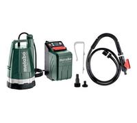 Metabo TPF 18 LTX 2200 BOMBA SUMERGIBLE A BATERÍA Y BARRIL DE LLUVIA 601729850