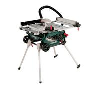 Metabo TS 216 Sierra Circular de Mesa 1500W 5000 RPM, Disco 216 mm, Corte 4.3 cm a 45°, Corte Máx 6.3 cm, Ancho Corte Guía 42.5 cm, Incluye Soporte