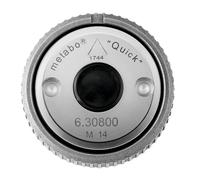 Metabo - Tuerca de sujeción rápida M 14 - 630800000 - Para un cambio rápido y sin herramientas de disco para todas las amoladoras angulares