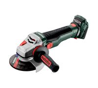 metabo Amoladora angular inalámbrica WB 18 LTX BL 15-125 Quick - 18 V, 125 mm, 10.000 rpm - Sin escobillas, con tuerca de liberación rápida, freno y protección contra sobrecarga, inalámbrica y potente