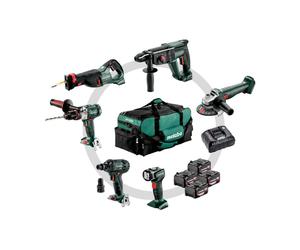 Metabo zestaw combo 18v 6.1 (sb18ltx +ssw18ltx300bl +kh18ltx24 +w18l9-