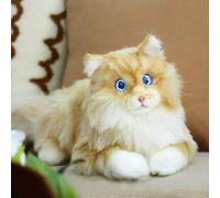 metaCat Persian - Juguete Robot Gato de Peluche Interactivo Compañero Mascota Electrónica con Comando de Voz e Interacción Rica, Regalo para Personas Mayores, Niños y Adultos | Carga Tipo-C